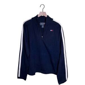 NWOT VNTG ABERCROMBIE mens knit quarter zip 90s Y2K  preppy sweater  XL